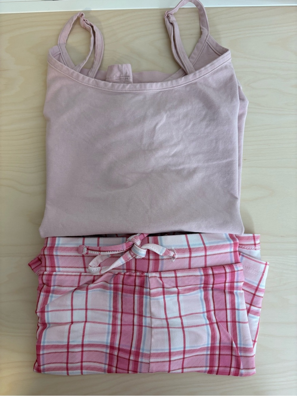 La Vie en Rose Women’s Pink Pajama Set Shorts Tank Top Sleepwear Lounge Size XXL